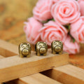 Cute Pig Alloy Large Hole Bead Charm Pendant 13x8mm