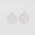 Tree of Life Metal Pendant Charms in 8 Distinct Finishes view 12