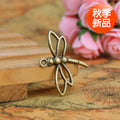 Vintage Hollow Dragonfly Alloy Charm Pendant for DIY Bracelets