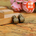 Pineapple Metal Large Hole Beads in Three Antique Finishes view 2
