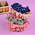 Soft Polka Dot Fabric Hair Scrunchie in Random Color view 4