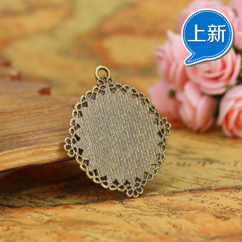25mm Vintage Alloy Cabochon Tray Bezel Setting
