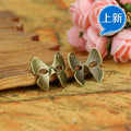 Butterfly Mask Metal Charm in 3 Finishes for Jewelry Crafts view 2