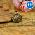 18x16mm Scallop Shell Alloy Charm Pendant