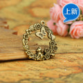 33mm Secret Garden Alloy Charm Pendant