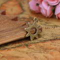 Openwork Sun Metal Charm with Three Finish Options view 3