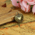 Alloy Heart Charm Pendant 15x13mm