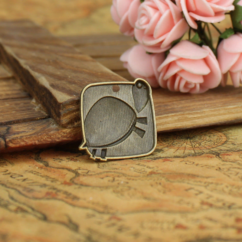 25mm Sea Turtle Alloy Charm Pendant