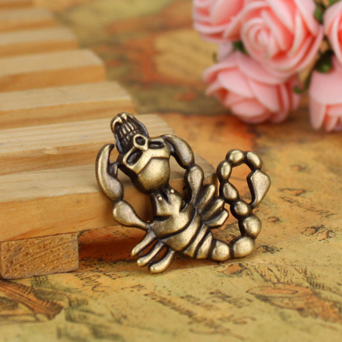 37x33mm Vintage Scorpion Skull Alloy Pendant Charm