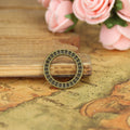 19mm Double-Sided Round Ring Alloy Pendant