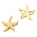 Textured Starfish Charm in Multiple Metal Finishes for Jewelry Making view 9
