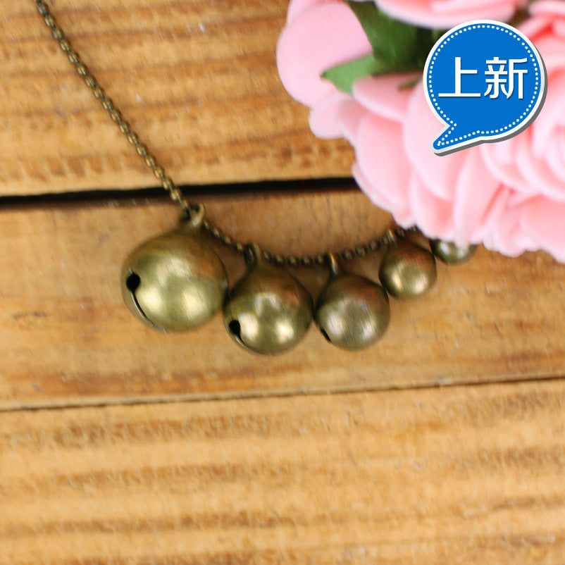Antique Bronze Bell Charm Pendant for DIY Jewelry Making