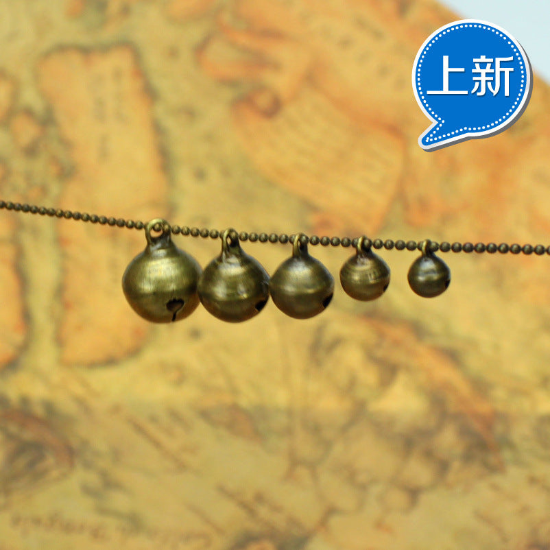 Antique Bronze Bell Charm Pendant for DIY Jewelry Making