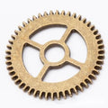 Openwork Gear Components In Silver And Antique Bronze view 4