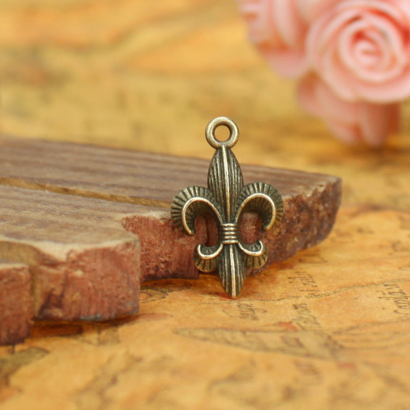 23x14mm Double-Sided Anchor and Fish Hook Alloy Charm Pendant