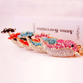 Rhinestone Dolphin Keychain With Split Ring And Lobster Clasp view 10
