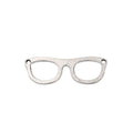 Rounded Eyeglasses Metal Pendant Charms in 6 Distinct Finishes view 7