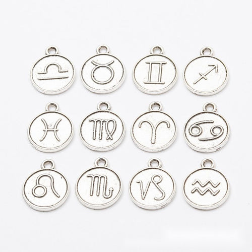 Closer front view of the round zodiac symbol shape and surface details.