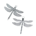 Dragonfly Metal Pendant Charms in 3 Distinct Finishes view 2