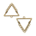 Triangle Multi Loop Metal Connectors in Four Finishes view 2