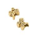 Baby Carriage Slider Bead in 2 Metal Finishes for Jewelry Making view 2