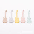 Painted Electric Guitar Metal Charms in 5 Pictured Finishes view 2