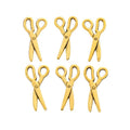 Small Scissors Charm In Antique Gold And Silver Tones view 2