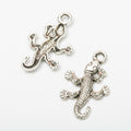 Spotted Lizard Charm Metal Pendant for Jewelry Making view 2