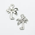 Palm Tree Metal Charm Pendant For Jewelry Making Crafts view 2
