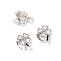 Four Leaf Clover Slider Beads in Gold and Silver Finishes view 2