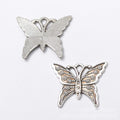 Ornate Openwork Butterfly Metal Charm Pendant For Jewelry Making view 2
