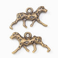 Running Dog Charm Metal Pendant for Jewelry Making view 2