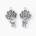 Wheat Sheaf-Shaped Metal Charm Pendants in 1 Finish view 2