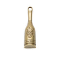 Embossed Wine Bottle Charms in Two Antique Metal Finishes view 2