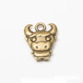 Chinese Zodiac Animal Metal Charms in Antique Bronze and Silver view 2