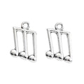 Triple Music Note Metal Charm in 1 Finish for Jewelry Making view 2
