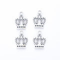 Cutout Royal Crown Metal Charms in Six Finishes Jewelry Making Pendants view 2