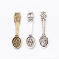 Ornate Spoon Charms in Antique Bronze, Antique Silver view 2