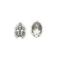 Roman Helmet Bead Metal Bead in 2 Pictured Finishes view 2