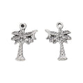 Palm Tree Metal Charm Pendant Jewelry Making Component view 2
