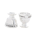Goblet Shape Beaded Bead Caps Metal Jewelry Making Pieces view 2