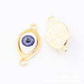 Colorful Evil Eye Teardrop Pendants in 12 Metal Finish Options view 10
