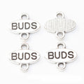 FRIENDS BUDS BEST Oval Metal Connector Charms Jewelry Component view 2