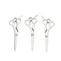Hairdressing Scissors Metal Charms in Antique Silver view 2