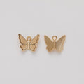 Openwork Butterfly Metal Charms in Four Vintage Finishes view 2