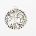 Ornate Tree of Life Metal Charms in 2 Pictured Finishes view 2