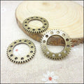 Large Perforated Gear Ring Components in Five Finishes view 2