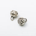 6-Finish Lotus Seed Pod Bail Metal Jewelry Components for Crafts view 2