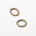 Small Oval Metal Linking Ring Connector For Jewelry Making view 2