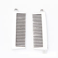 Hairdressing Tool Metal Charms, Comb Hair Dryer and Scissors view 2